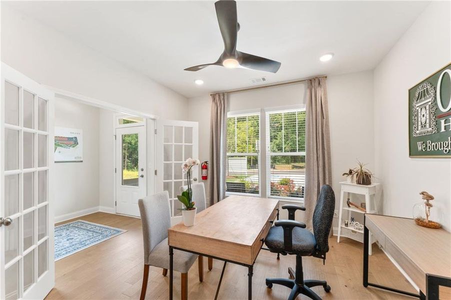 Furnished interior view inside a new home in , Buford (Image 6).