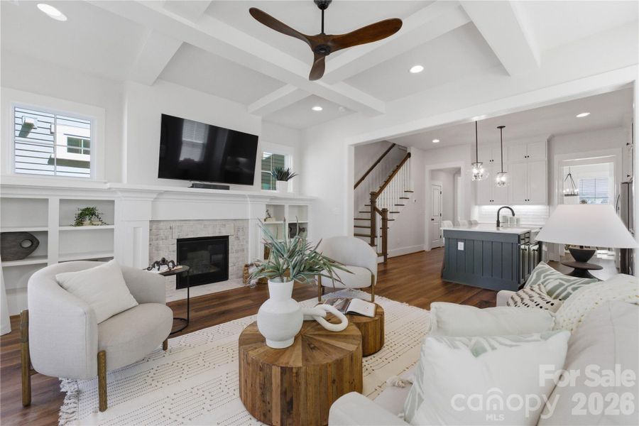 Furnished interior view inside a new home in , Fort Mill (Image 8).