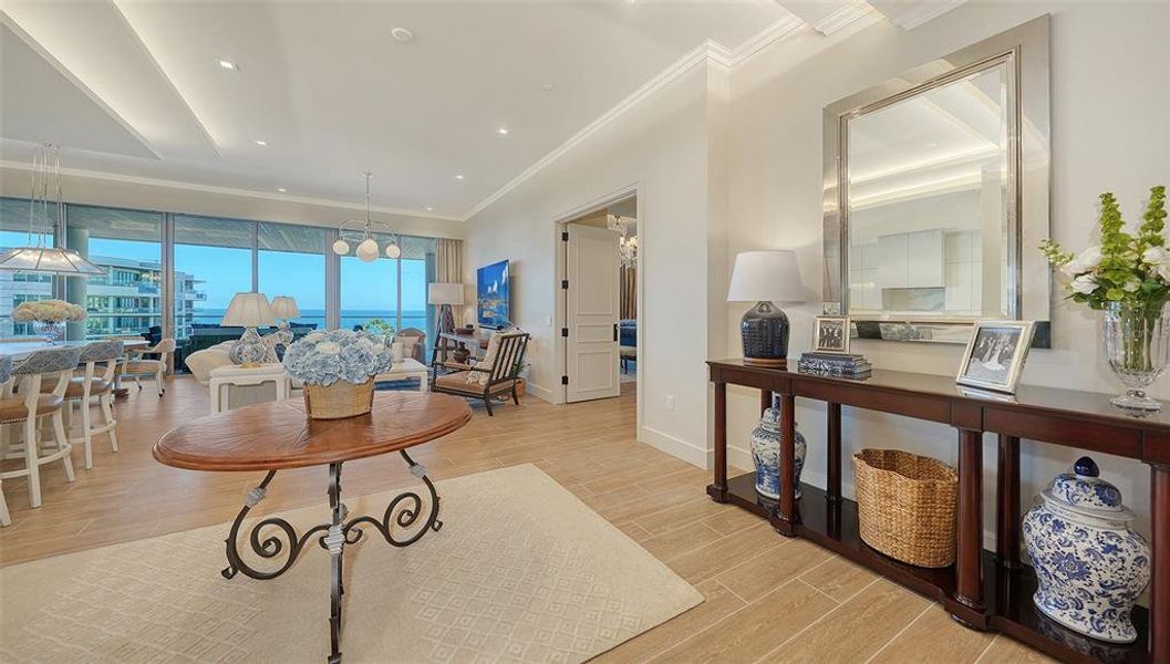 Furnished interior view inside a new home in , Longboat Key (Image 12). Furnished interior view inside a new home in , Longboat Key (Image 12).