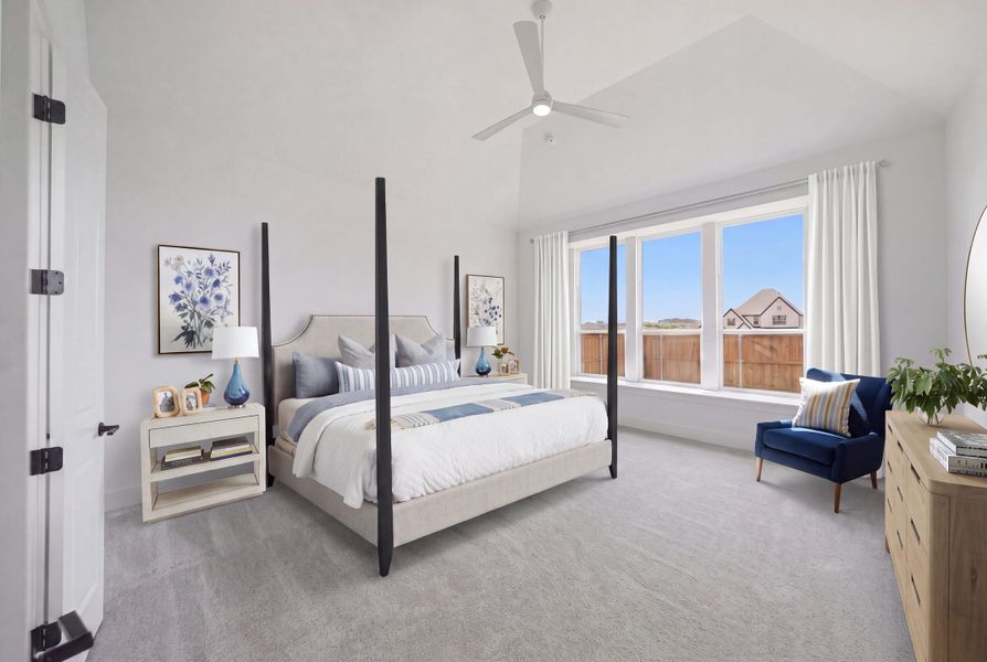Furnished interior view inside a new home in Furst Ranch, Argyle (Image 19).