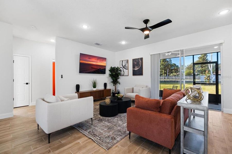 Furnished interior view inside a new home in , Palm Coast (Image 8).