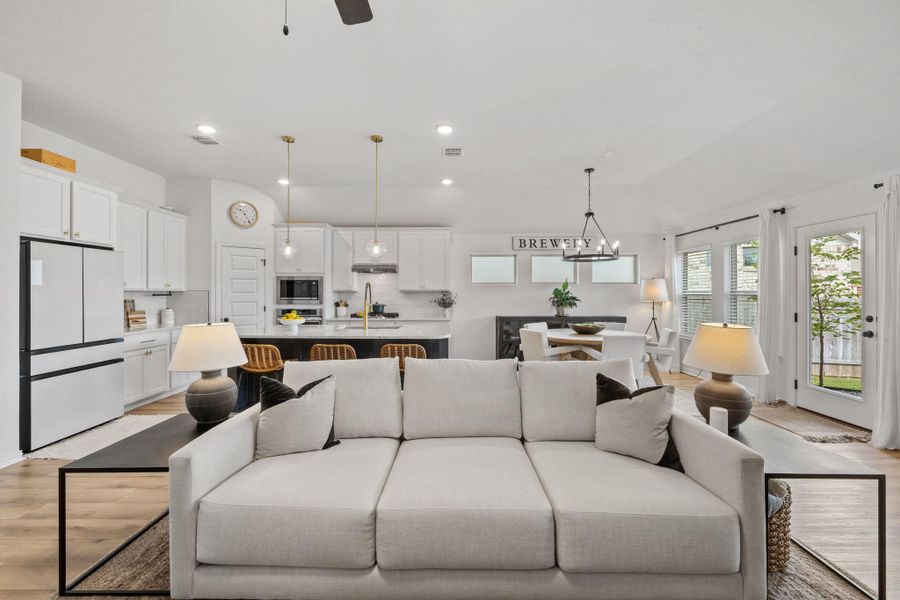 Living Room looking towards Kitchen
