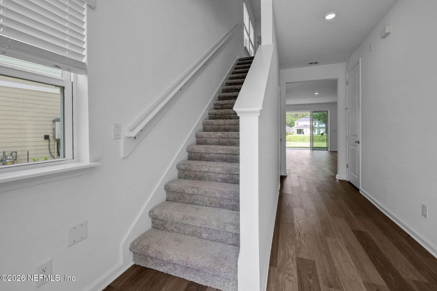 Spacious, unfurnished interior of a new home in TrailMark, St. Augustine (Image 23). Spacious, unfurnished interior of a new home in TrailMark, St. Augustine (Image 23).