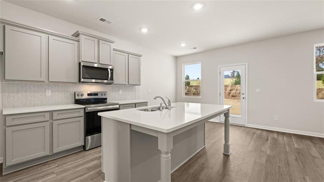 Furnished interior view inside a new home in Willowbrook, Winder (Image 6).