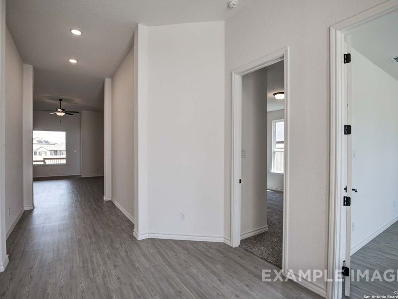 Spacious, unfurnished interior of a new home in Potranco Oaks, Castroville (Image 13). Spacious, unfurnished interior of a new home in Potranco Oaks, Castroville (Image 13).