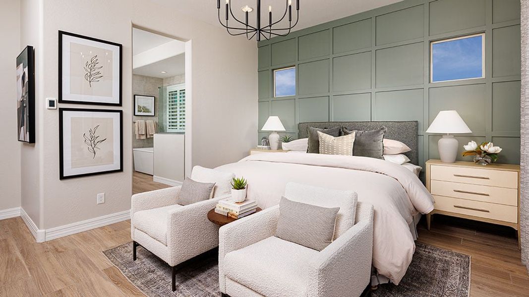 Representative furnished interior of a home built from the Thompson by Taylor Morrison in Ladera Trails, Peoria (Image 12).