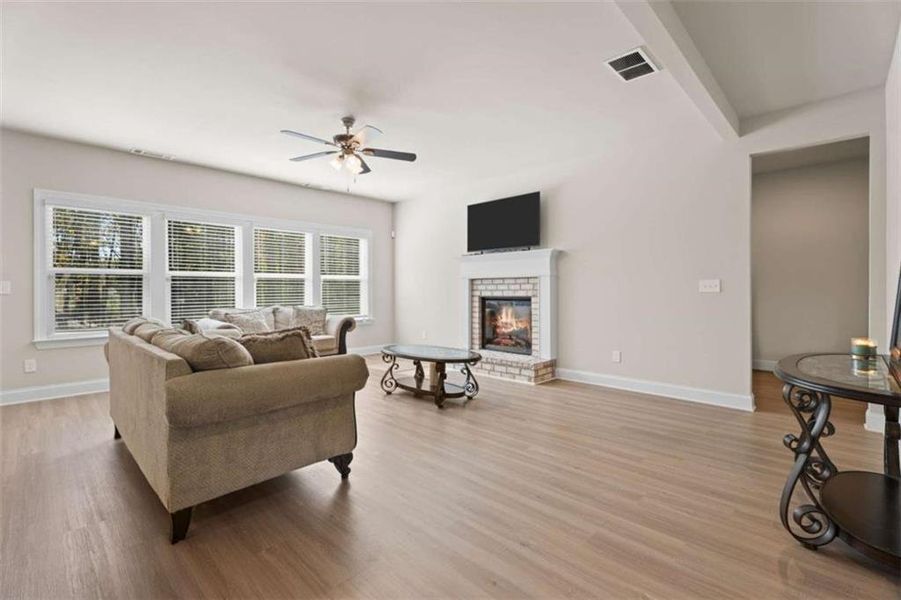 Furnished interior view inside a new home in , McDonough (Image 39).