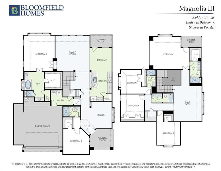 2D floor plan layout of this home in Hampton Park, Glenn Heights, TX (Image 5).