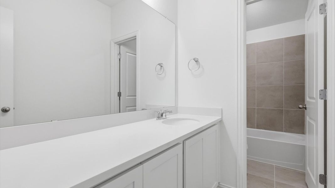 Furnished interior view inside a new home in Westridge Journey, Princeton (Image 42).