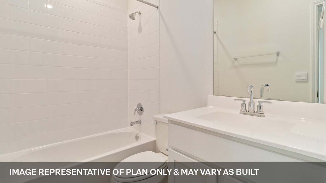 Representative interior finishes for a home built from the The Mitchell by D.R. Horton in Talavera, Kyle (Image 7).