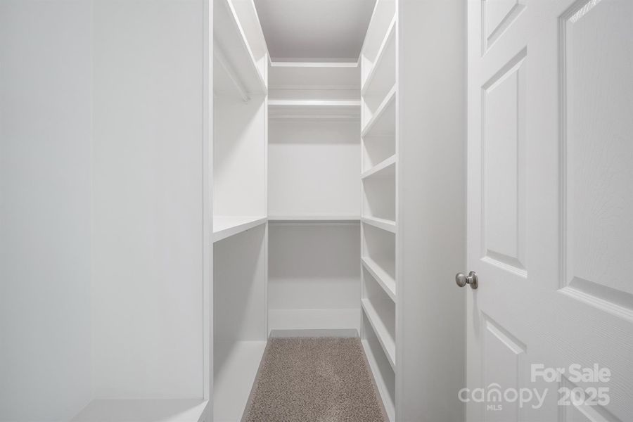 Custom primary closet