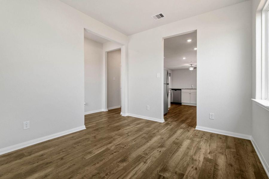 Spacious, unfurnished interior of a new home in Trails at Cochran Ranch, Waller (Image 19). Spacious, unfurnished interior of a new home in Trails at Cochran Ranch, Waller (Image 19).