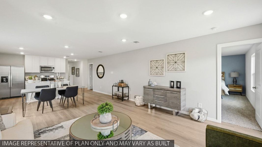 Furnished interior view inside a new home in Mill Creek, Magnolia (Image 9).