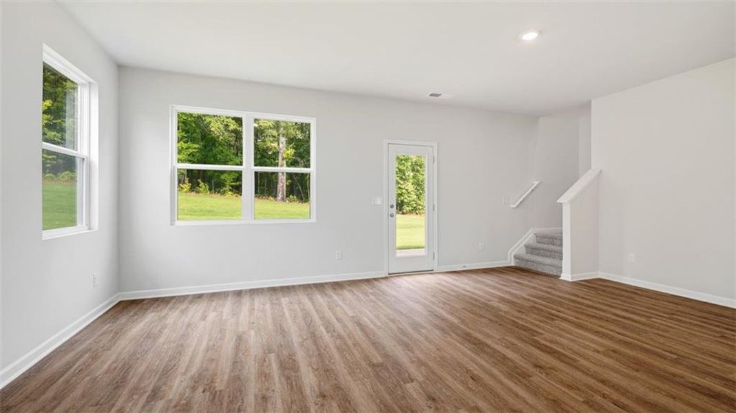 Spacious, unfurnished interior of a new home in Brookland Commons, Monroe (Image 23).