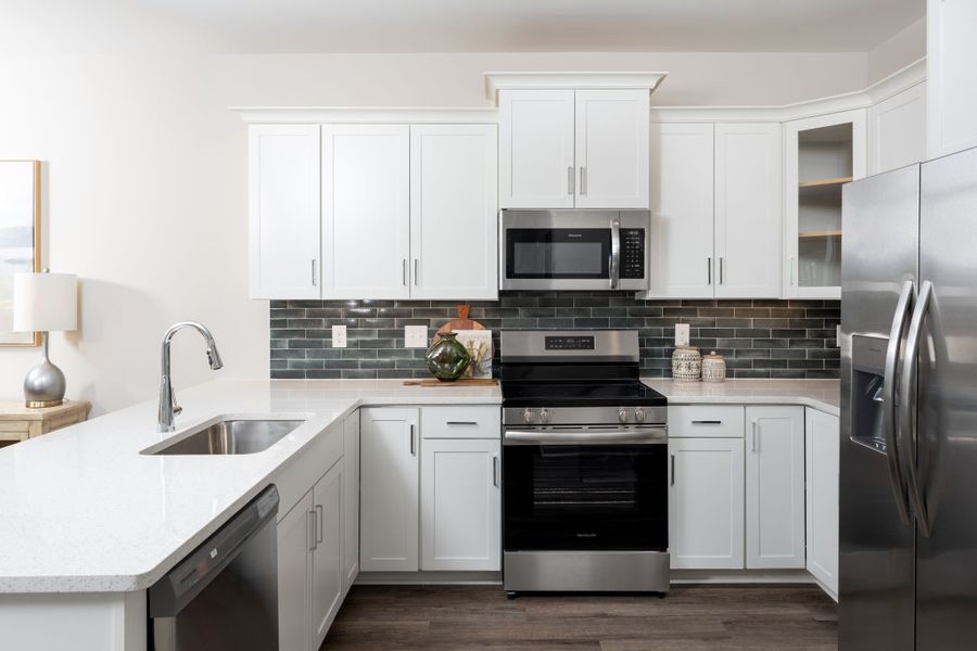 Furnished interior view inside a new home in River Tide Farms, Bolivia (Image 8).