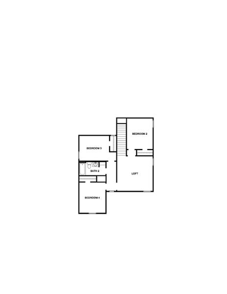 2D floor plan layout for the X30J by D.R. Horton in Granger Pines, Conroe, TX (Image 6). 2D floor plan layout for the X30J by D.R. Horton in Granger Pines, Conroe, TX (Image 6).