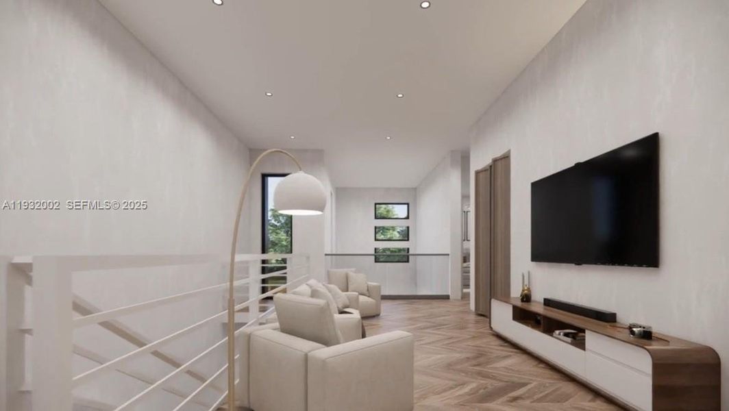 Furnished interior view inside a new home in , Miami (Image 13). Furnished interior view inside a new home in , Miami (Image 13).