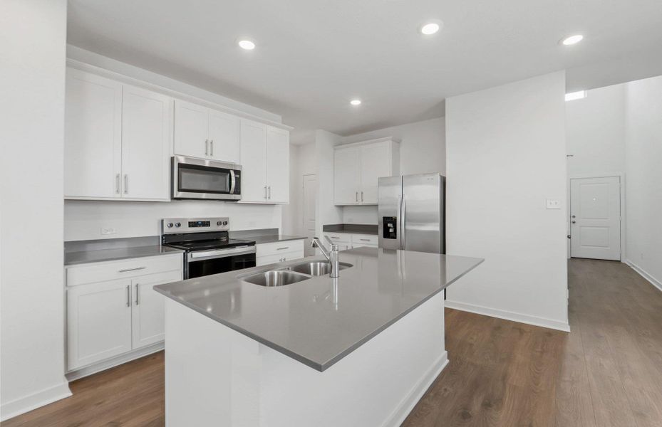 Furnished interior view inside a new home in Sonterra, Jarrell (Image 6). Furnished interior view inside a new home in Sonterra, Jarrell (Image 6).