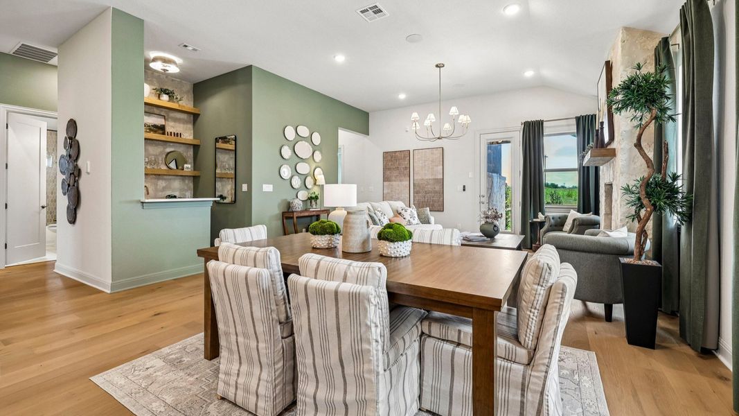 Representative furnished interior of a home built from the Oleander by DRB Homes in Newhaven, Manor (Image 11). Representative furnished interior of a home built from the Oleander by DRB Homes in Newhaven, Manor (Image 11).