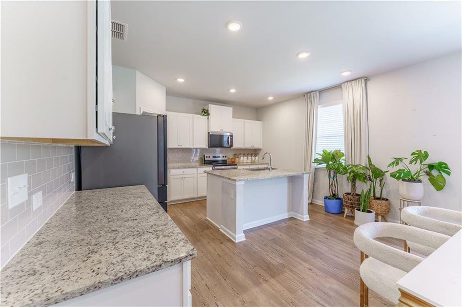 Furnished interior view inside a new home in Kingsley Creek, Lithonia (Image 10).