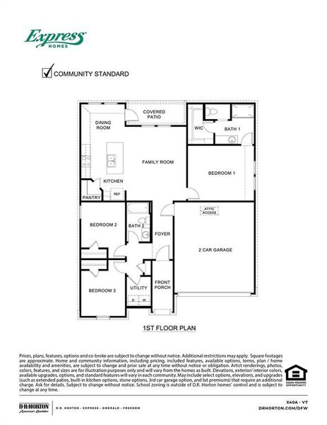 2D floor plan layout of this home in Creeks at Burnett Trail, Canton, TX (Image 2). 2D floor plan layout of this home in Creeks at Burnett Trail, Canton, TX (Image 2).