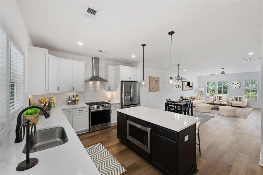 Furnished interior view inside a new home in , Summerville (Image 12).