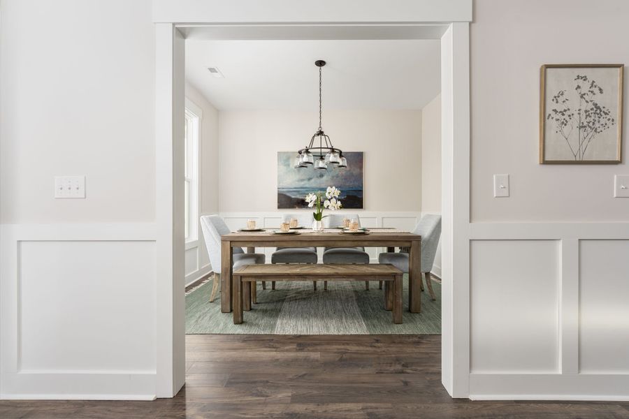 Representative furnished interior of a home built from the Beaufort by Stevens Fine Homes in Murray Woods, Wilmington (Image 8).