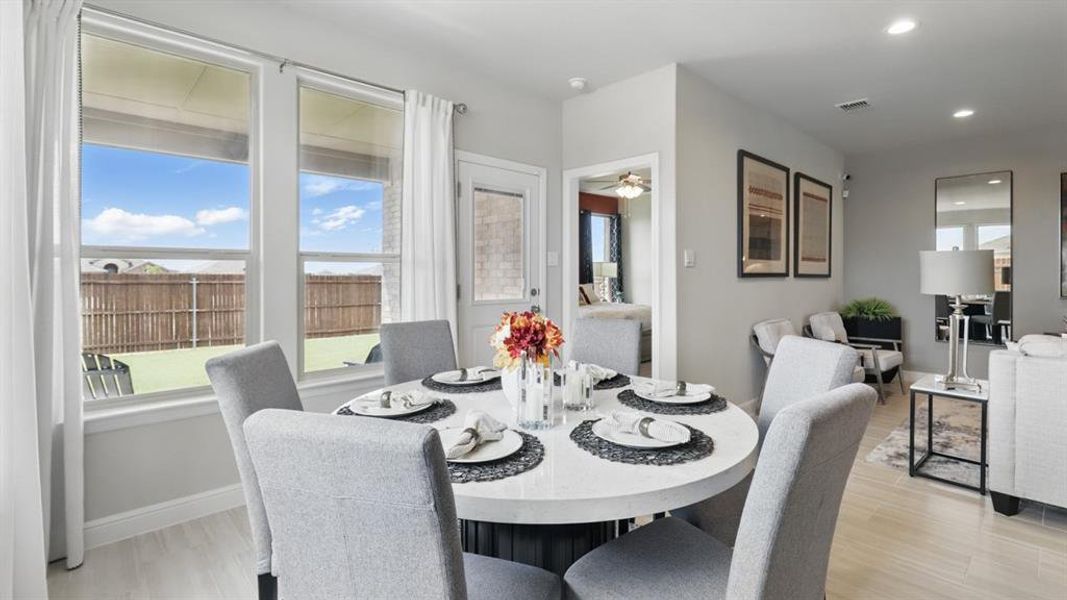 Furnished interior view inside a new home in Morningstar, Fort Worth (Image 11). Furnished interior view inside a new home in Morningstar, Fort Worth (Image 11).