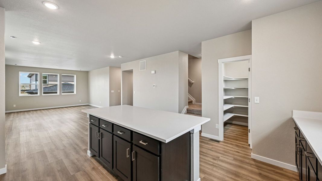 Furnished interior view inside a new home in Windler Townhomes, Aurora (Image 15).