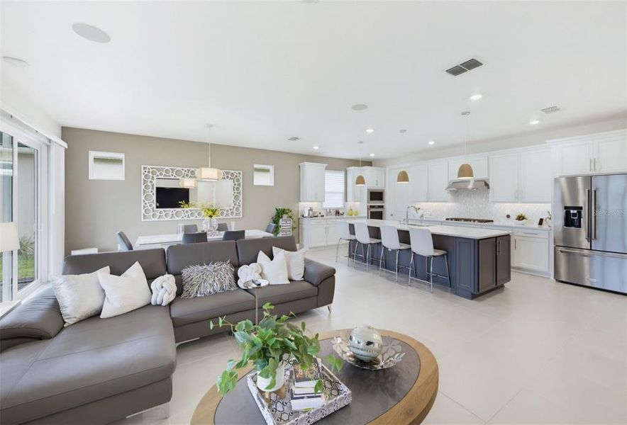 Furnished interior view inside a new home in , St. Cloud (Image 63).