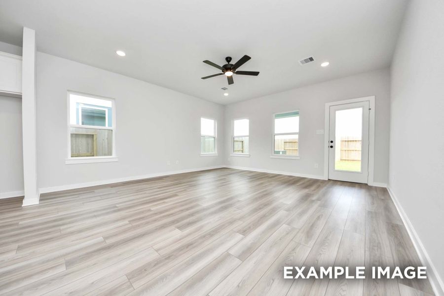 Representative unfurnished interior of a home built from the The Sorrento E by Davidson Homes LLC in Sundance Cove, Crosby (Image 34). Representative unfurnished interior of a home built from the The Sorrento E by Davidson Homes LLC in Sundance Cove, Crosby (Image 34).