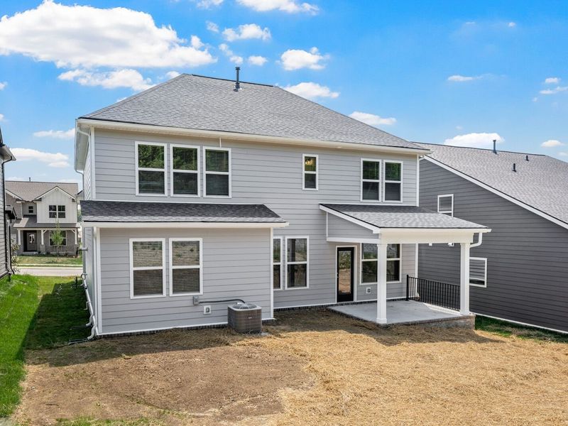 Exterior details and patio area of a home in Woods Crossing, Gallatin (Image 30).