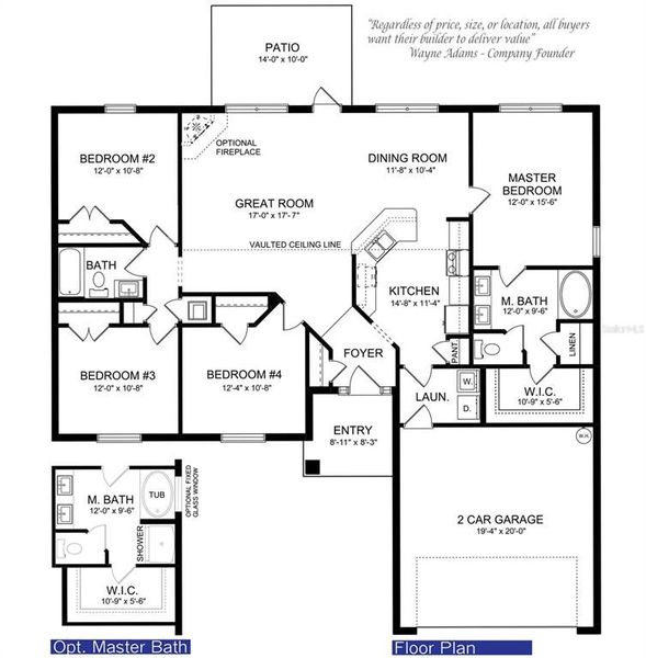 2D floor plan layout of this home in North Port, North Port, FL (Image 3).