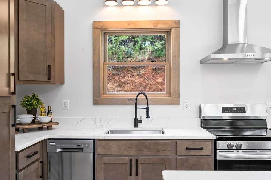 Close-up of interior finishes inside a home in , Morganton (Image 20).