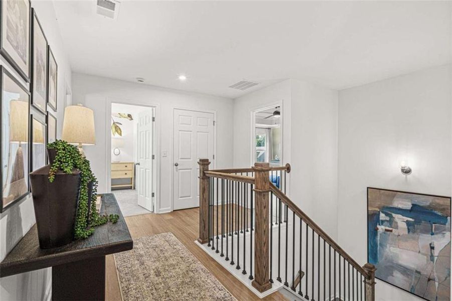 Furnished interior view inside a new home in Wehunt Meadows, Hoschton (Image 32).