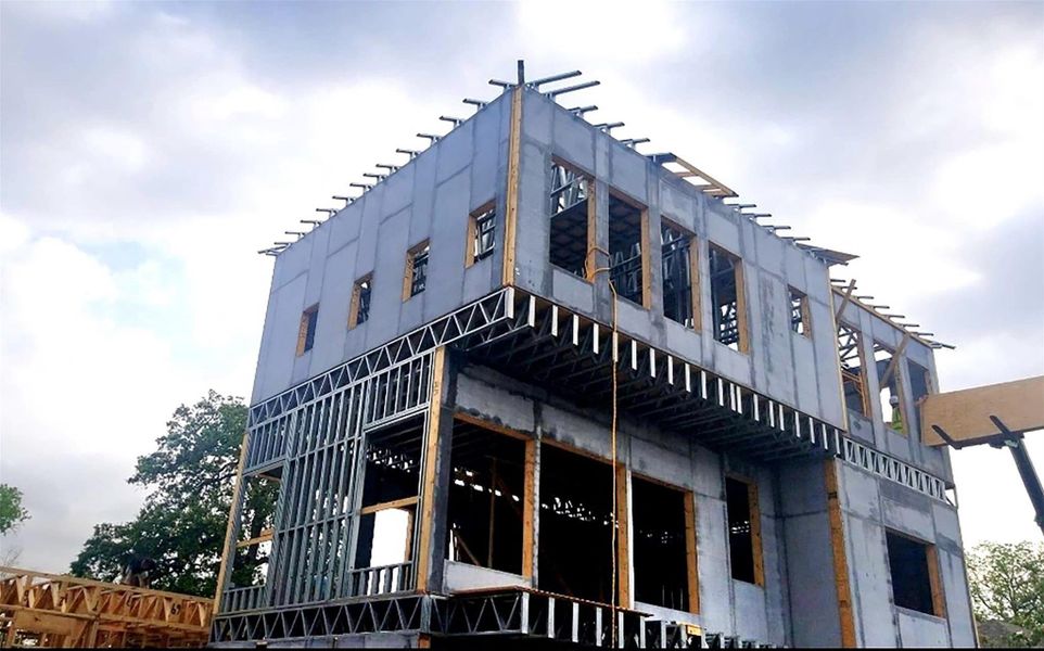 In-progress construction of a new home in , Houston, TX (Image 8).