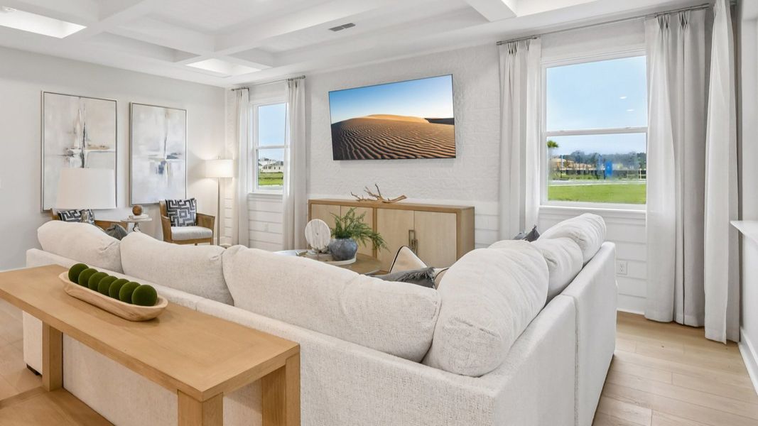 DRB Homes Living Area - Not Photo of Actual Home