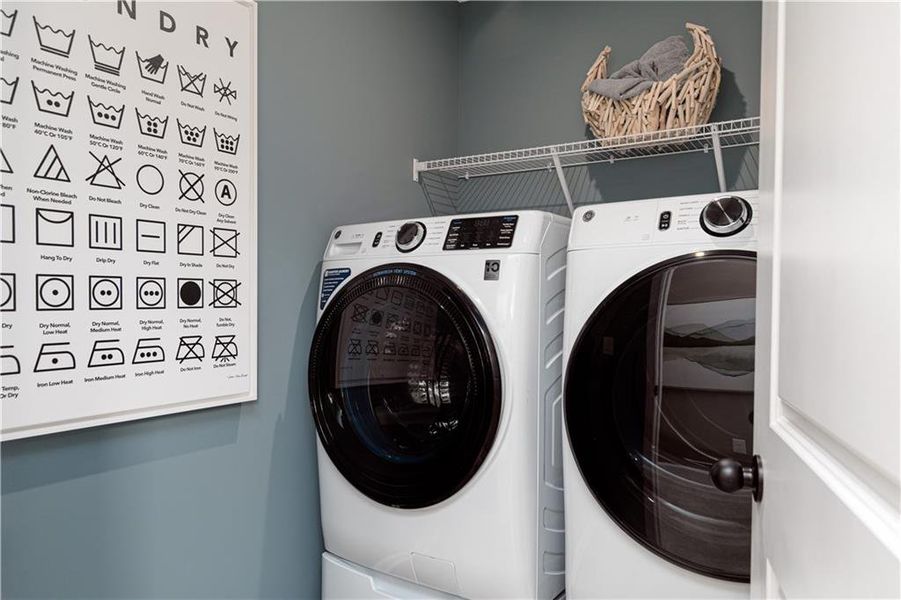 Furnished interior view inside a new home in Rhodes Glen, Lawrenceville (Image 8).