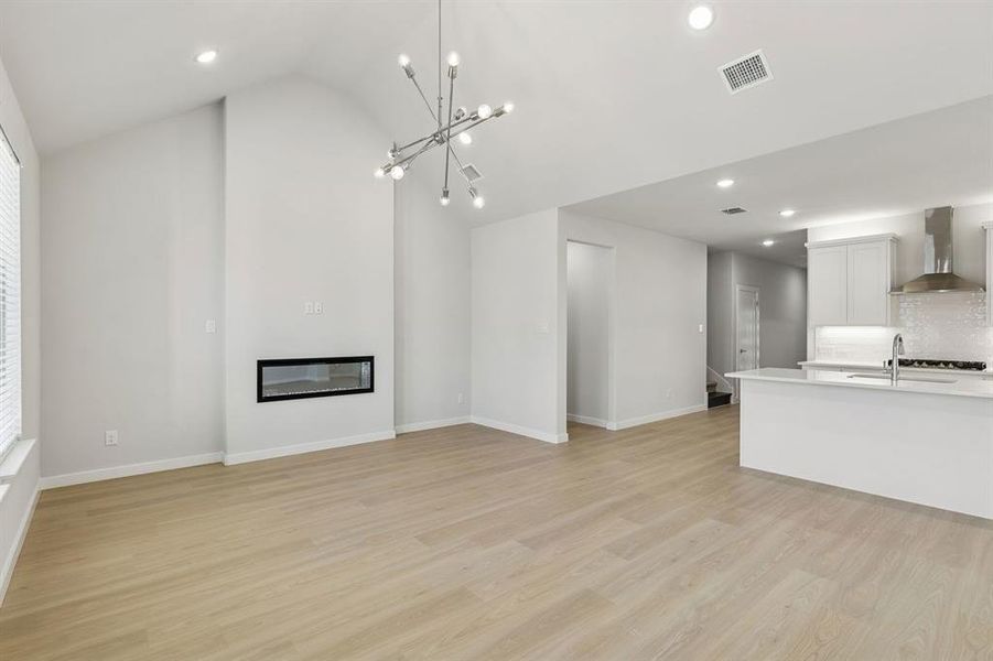 Living Room in the Masters home plan by Trophy Signature Homes – REPRESENTATIVE PHOTO Living Room in the Masters home plan by Trophy Signature Homes – REPRESENTATIVE PHOTO