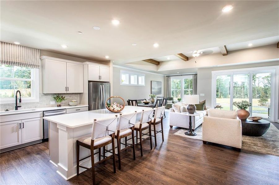 Furnished interior view inside a new home in , Marietta (Image 14). Furnished interior view inside a new home in , Marietta (Image 14).
