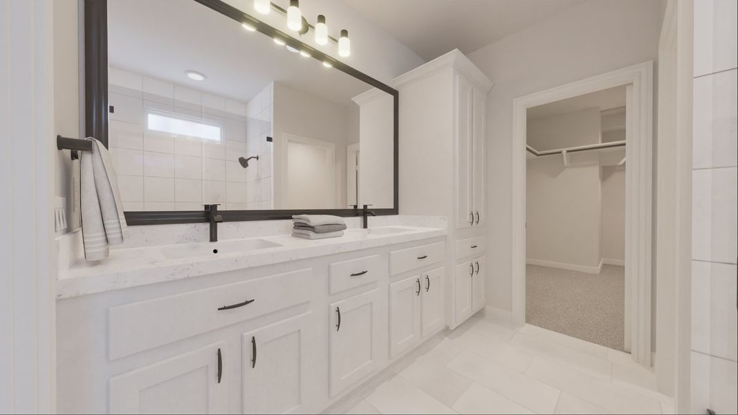 Furnished interior view inside a new home in The Porch at Du Pre, Buda (Image 6).