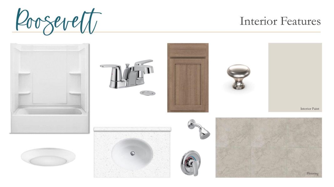 Sample of building materials used in homes in Lariat, Liberty Hill (Image 16).