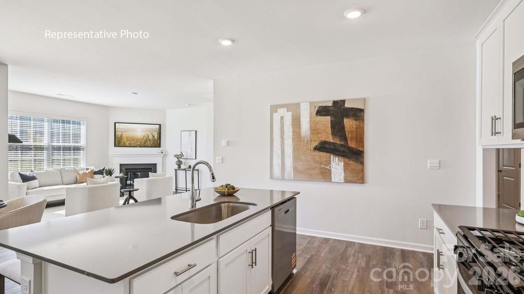 Furnished interior view inside a new home in The Falls at Newton, Newton (Image 23).