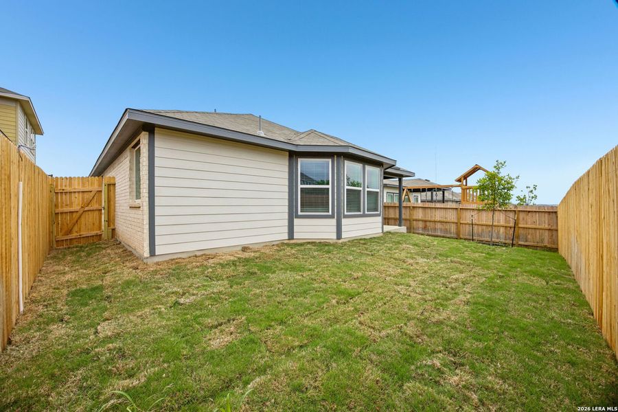 Exterior details and patio area of a home in Sagebrooke - Premier Series, San Antonio (Image 4).