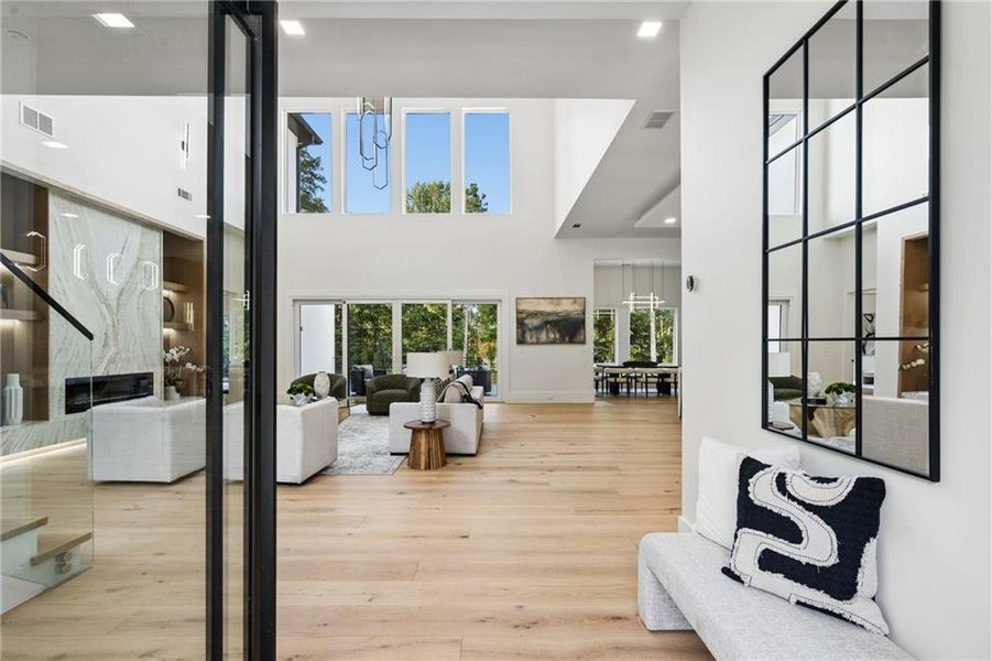 Furnished interior view inside a new home in , Auburn (Image 15).