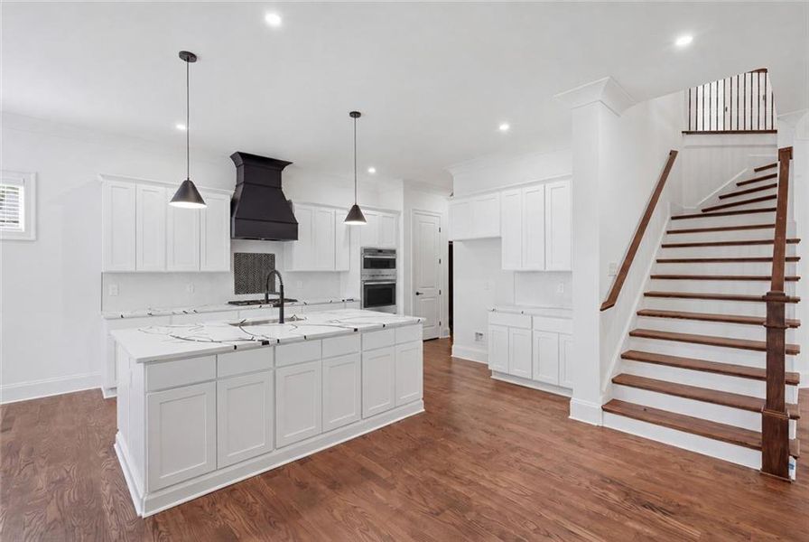 Furnished interior view inside a new home in , Buford (Image 10).