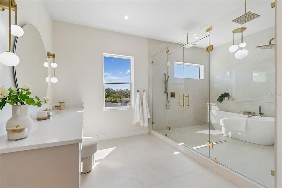 Furnished interior view inside a new home in , Tampa (Image 54).