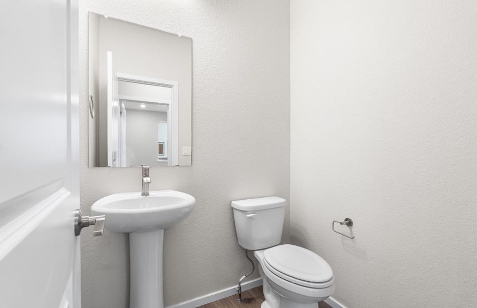 Furnished interior view inside a new home in Harvest Crossing, Aurora (Image 10).