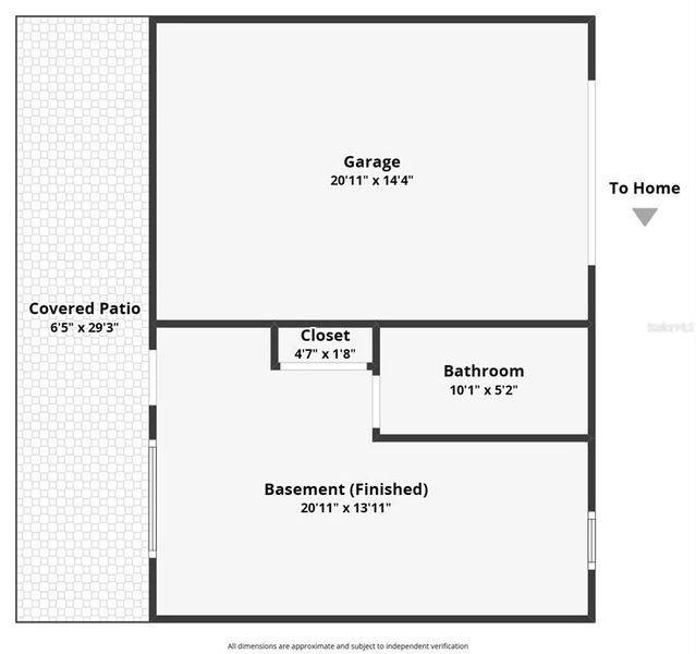 2D floor plan layout of this home in , New Smyrna Beach, FL (Image 4).