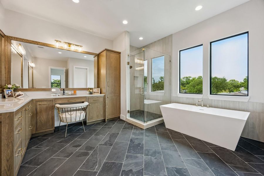 Furnished interior view inside a new home in , Houston (Image 37). Furnished interior view inside a new home in , Houston (Image 37).